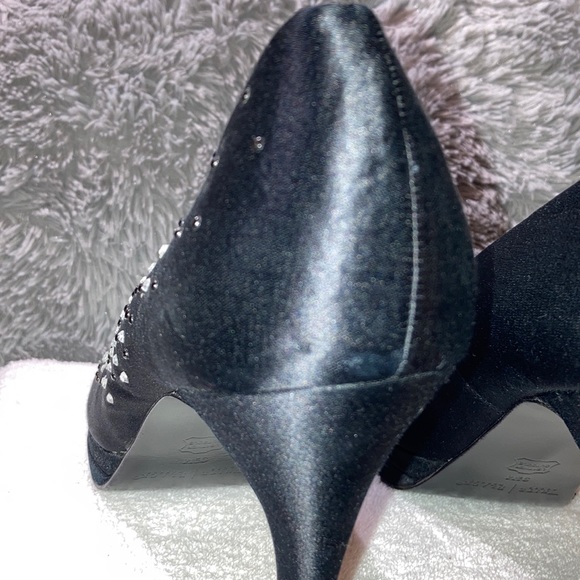 White House Black Market Matilda Sparkle Heels Size 9.5 - Picture 8 of 13